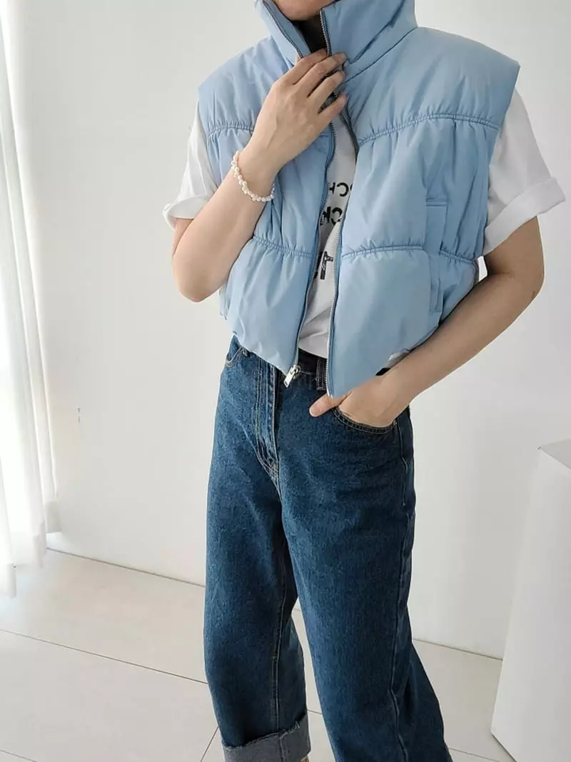 Jshop - Korean Women Fashion - #womensfashion - Padding Vest - 8