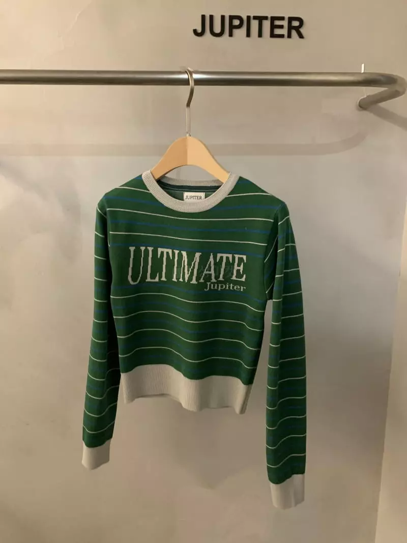 Jupiter - Korean Women Fashion - #momslook - Ulri Dan Knit Tee - 3