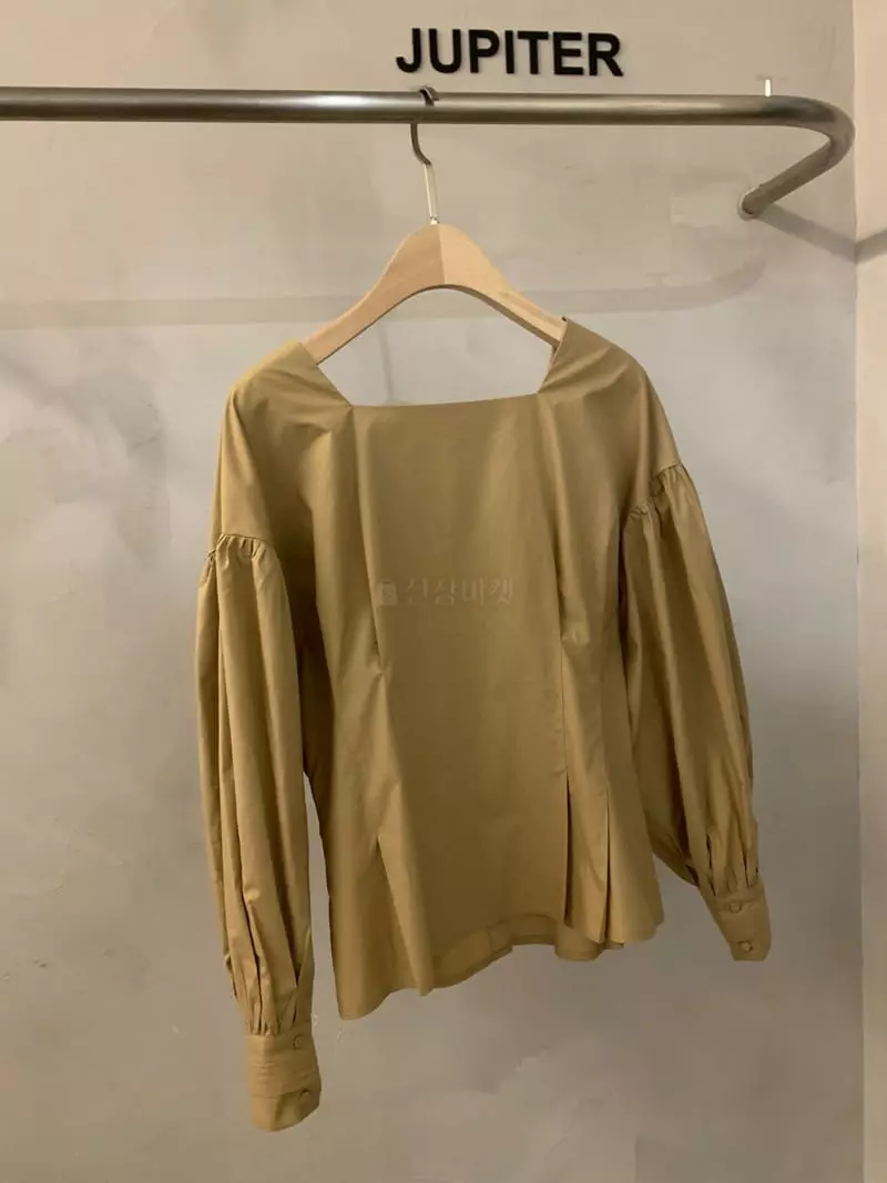 Jupiter - Korean Women Fashion - #momslook - Square Blouse - 6
