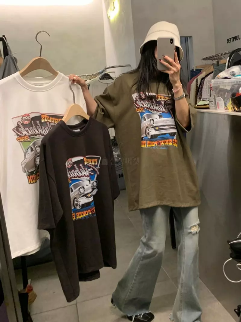 Jupiter - Korean Women Fashion - #pursuepretty - Hasi Bag Tee - 2