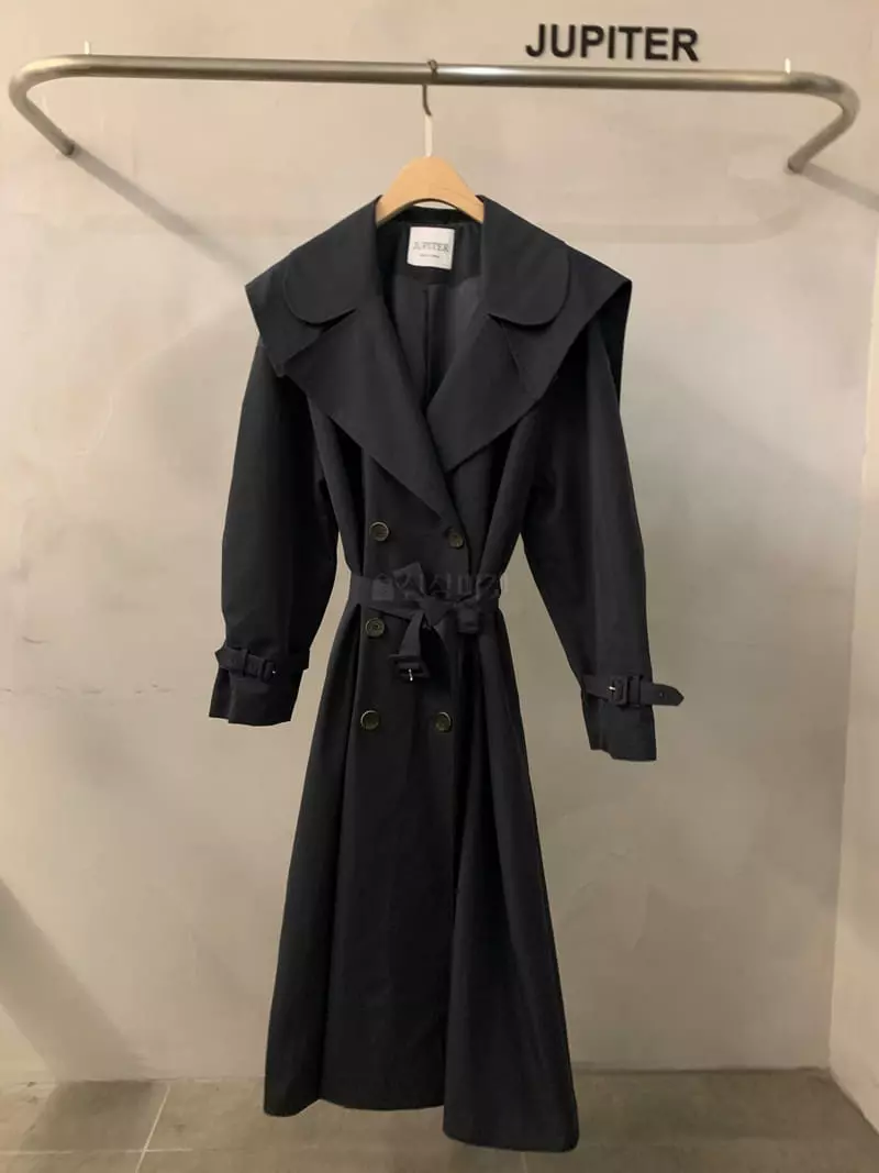 Jupiter - Korean Women Fashion - #romanticstyle - Wing Coat - 4