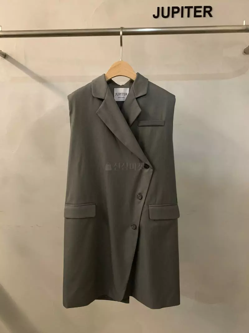 Jupiter - Korean Women Fashion - #vintageinspired - Line Vest - 3