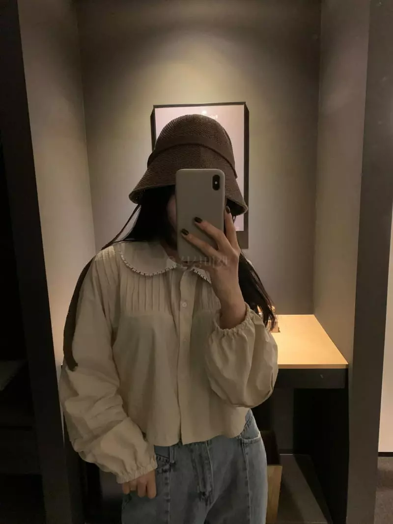 Jupiter - Korean Women Fashion - #womensfashion - Wind Collar Blouse - 2