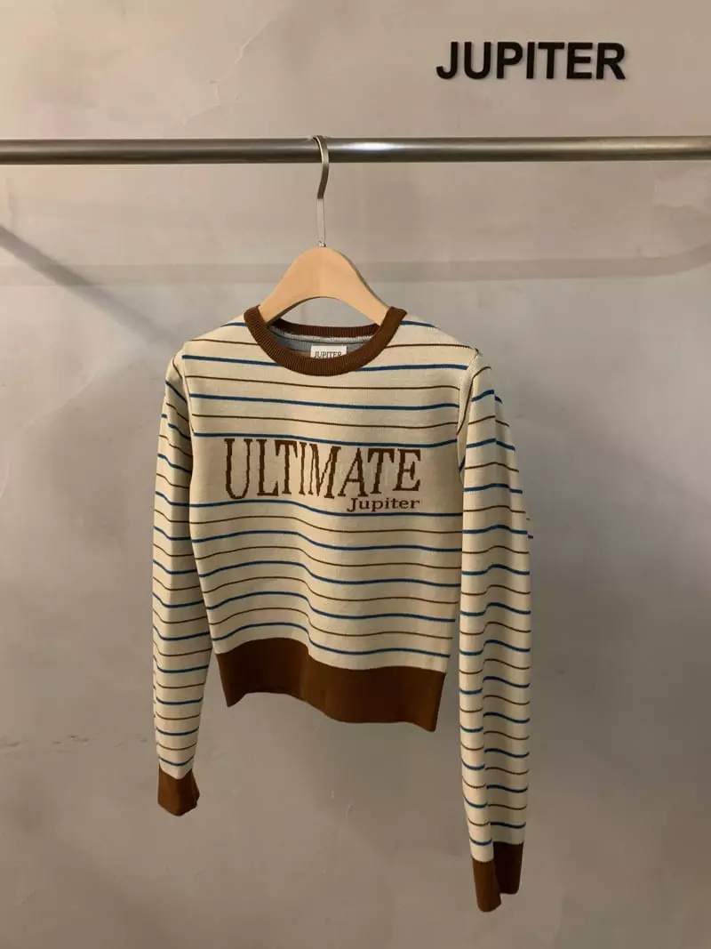 Jupiter - Korean Women Fashion - #momslook - Ulri Dan Knit Tee - 4