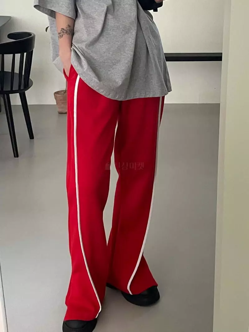 Kare - Korean Women Fashion - #momslook - Line Pants - 2