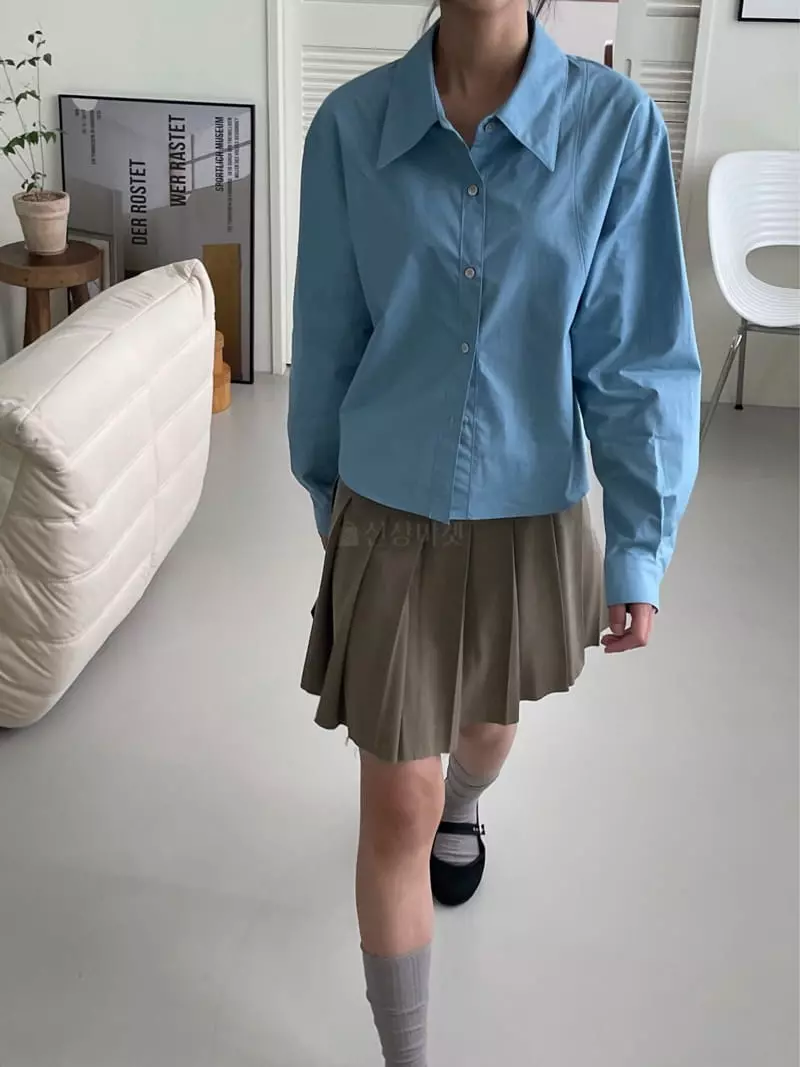Kare - Korean Women Fashion - #momslook - Plain Shirt - 10