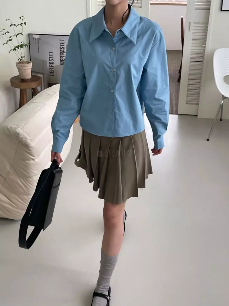 Kare - Korean Women Fashion - #momslook - Plain Shirt - 12