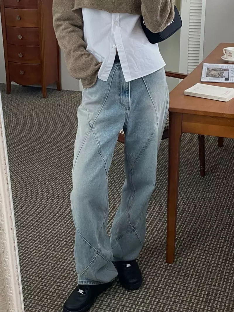 Kare - Korean Women Fashion - #momslook - Chace Jeans