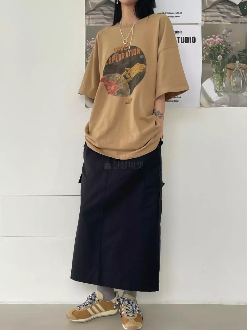 Kare - Korean Women Fashion - #momslook - Space Tee - 7