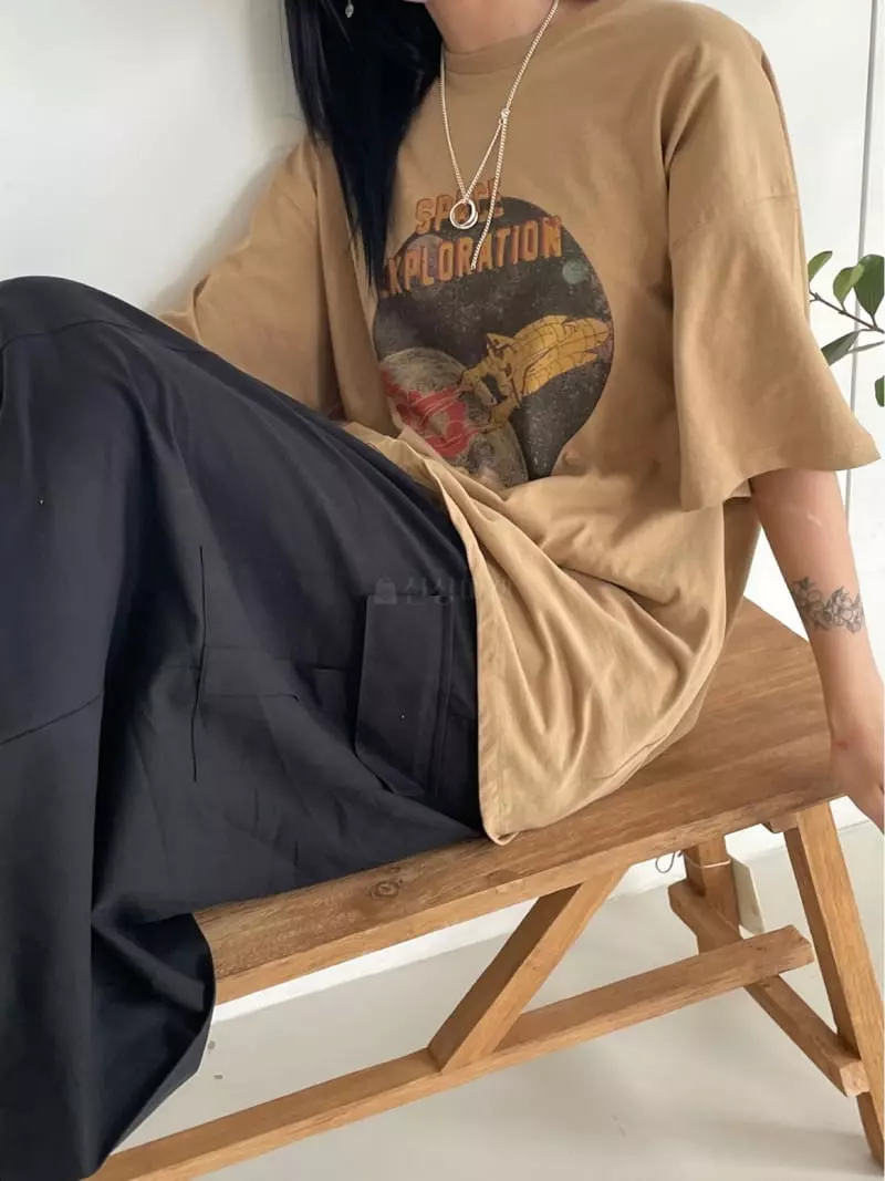Kare - Korean Women Fashion - #momslook - Space Tee - 9