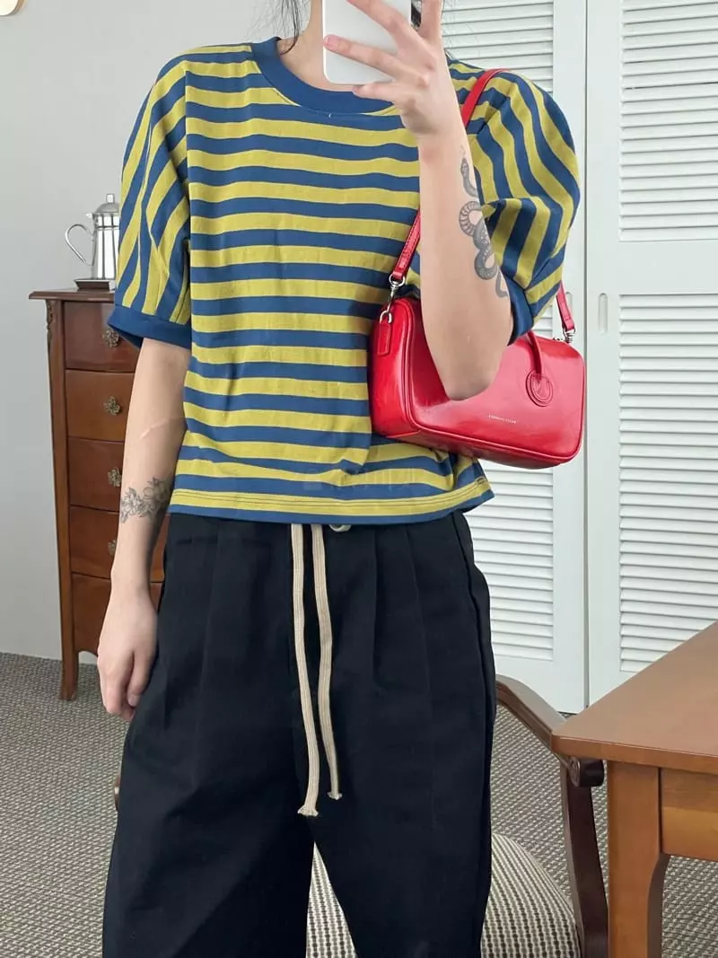 Kare - Korean Women Fashion - #momslook - And U Tee - 8