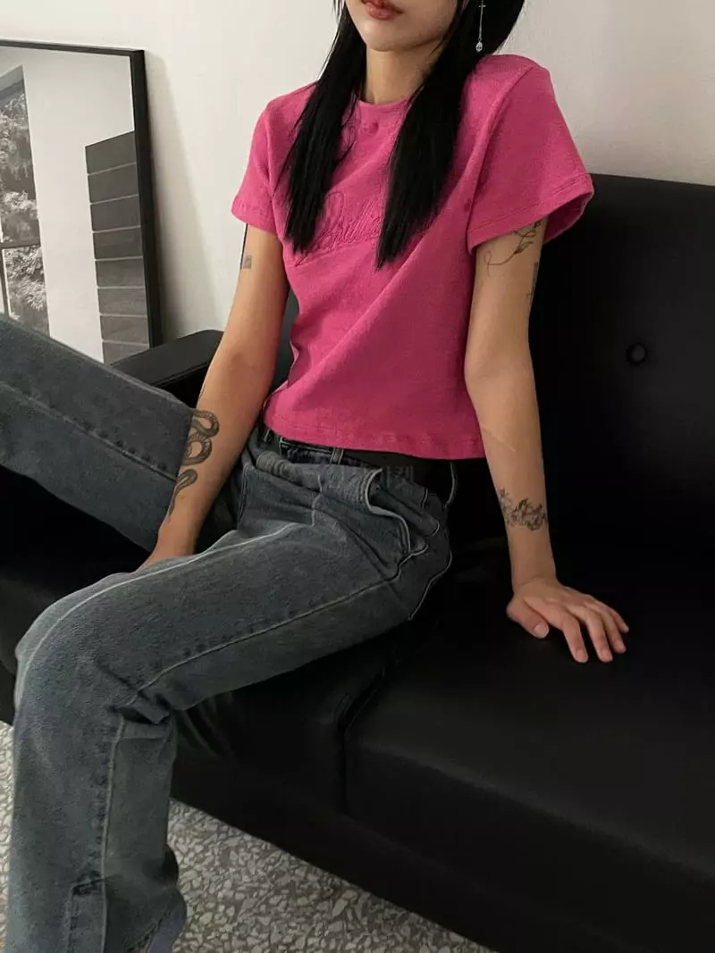 Kare - Korean Women Fashion - #momslook - Blan Tee - 3