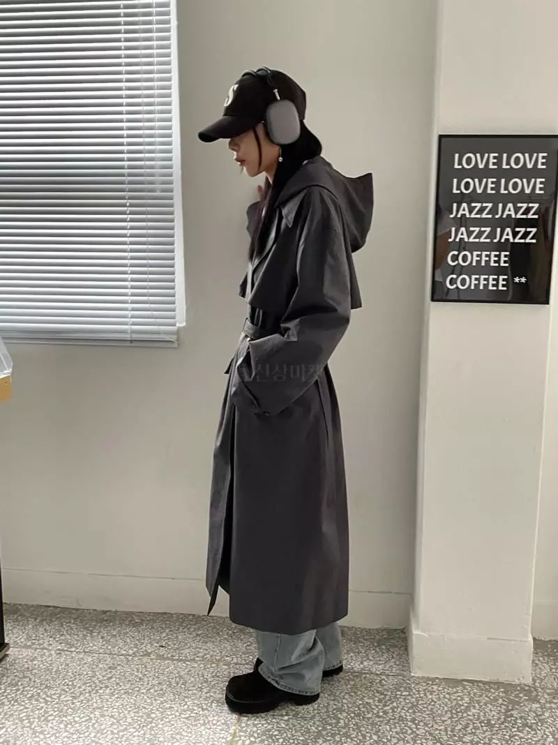 Kare - Korean Women Fashion - #momslook - Masion Hoody Coat - 12