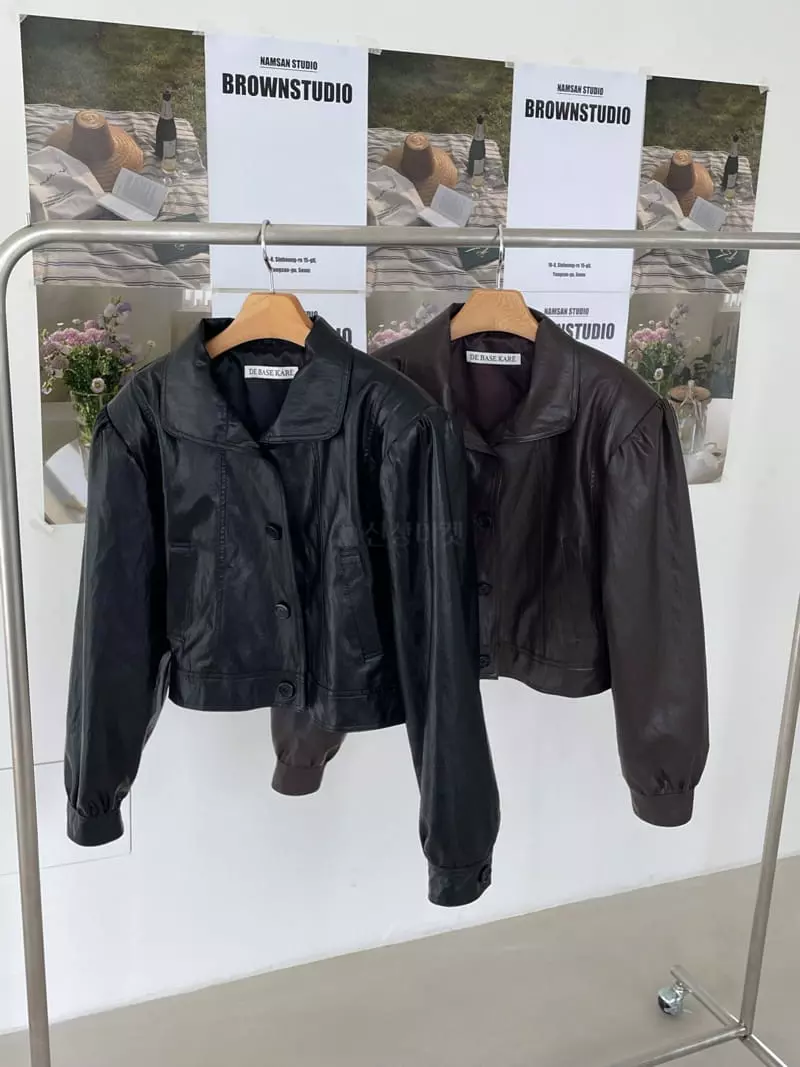 Kare - Korean Women Fashion - #momslook - Leather Pad Jacket - 12