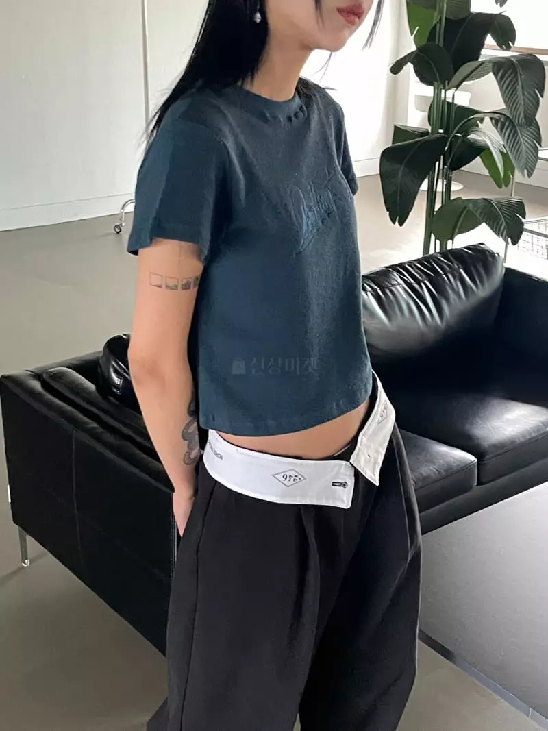 Kare - Korean Women Fashion - #pursuepretty - Blan Tee - 9