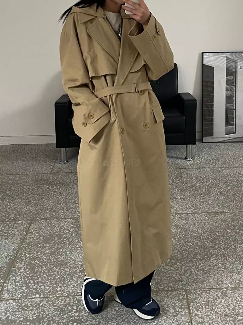 Kare - Korean Women Fashion - #vintagekidsstyle - Masion Hoody Coat - 4