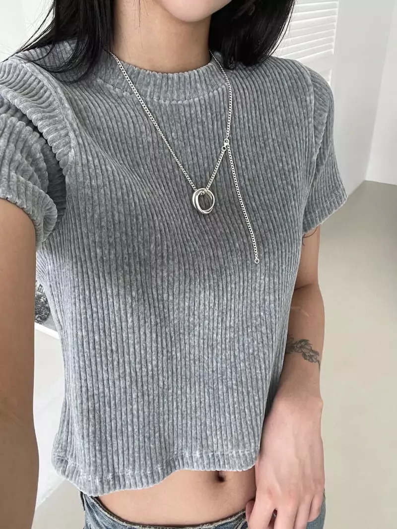 Kare - Korean Women Fashion - #romanticstyle - Belly Tee - 10