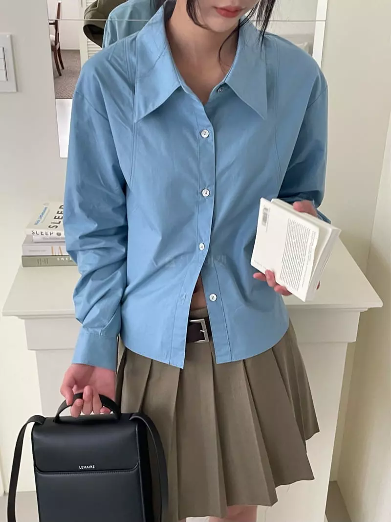 Kare - Korean Women Fashion - #thatsdarling - Plain Shirt - 8