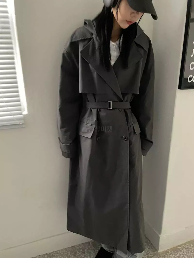 Kare - Korean Women Fashion - #thatsdarling - Masion Hoody Coat - 8