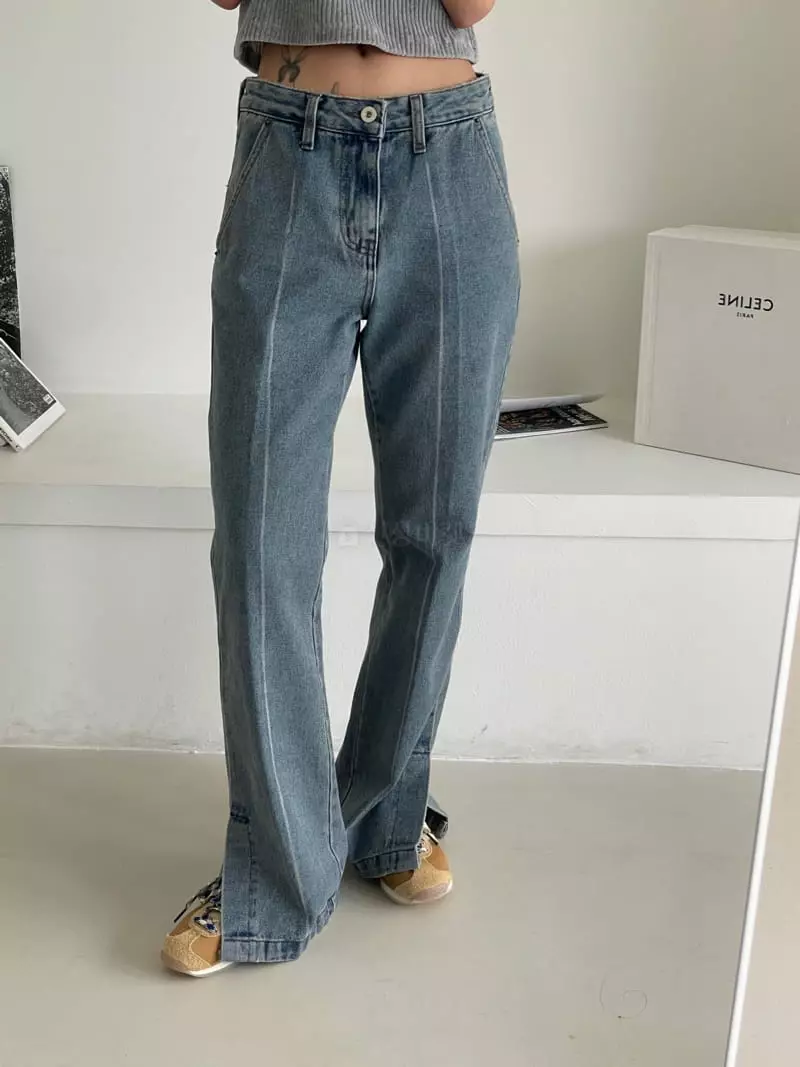 Kare - Korean Women Fashion - #thatsdarling - Legicgi Jeans - 5