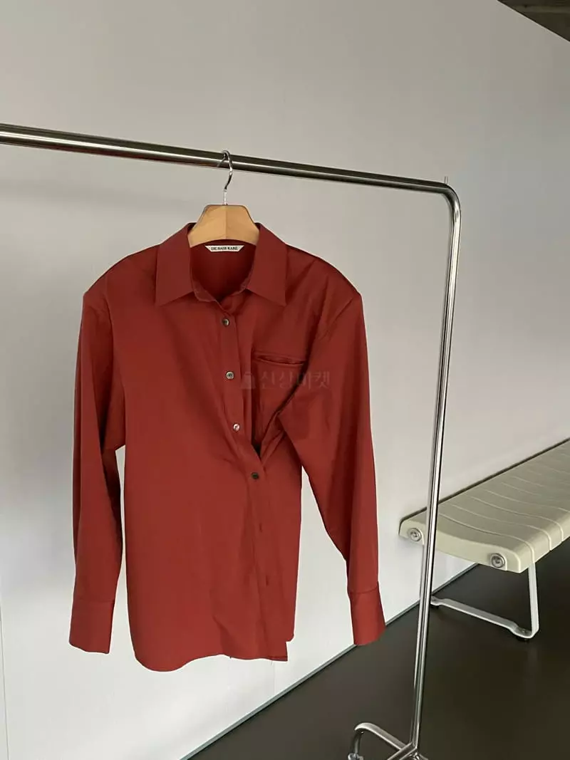 Kare - Korean Women Fashion - #thelittlethings - Pad Wrap Shirt - 6