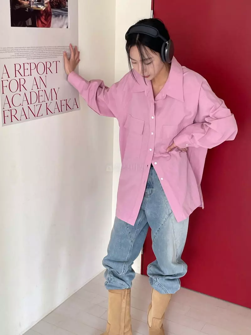 Kare - Korean Women Fashion - #vintagekidsstyle - Rose Shirt - 2