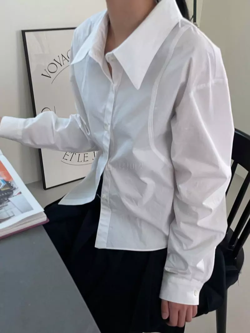 Kare - Korean Women Fashion - #womensfashion - Plain Shirt