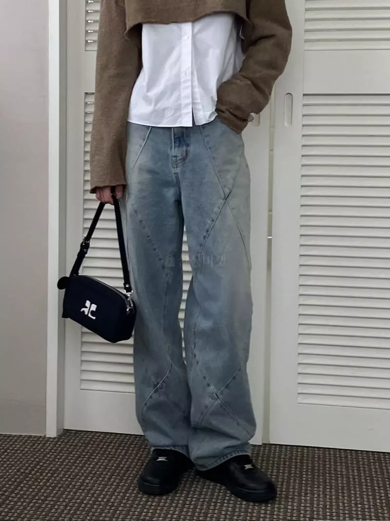 Kare - Korean Women Fashion - #momslook - Chace Jeans - 4