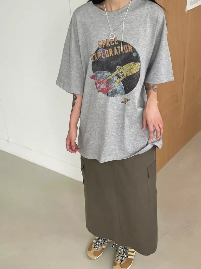 Kare - Korean Women Fashion - #womensfashion - Space Tee - 10