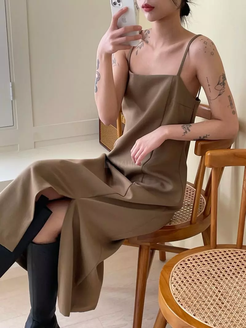 Kare - Korean Women Fashion - #womensfashion - Autumn Long One-piece - 3