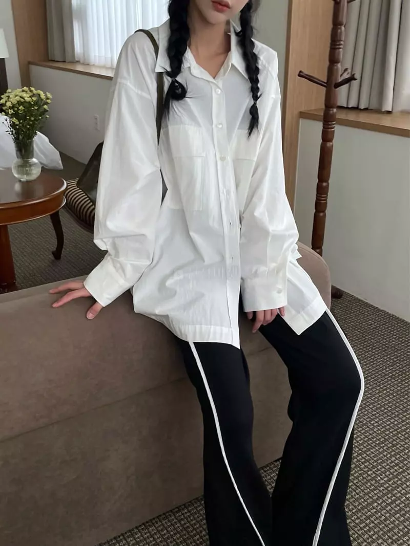 Kare - Korean Women Fashion - #womensfashion - Rose Shirt - 12
