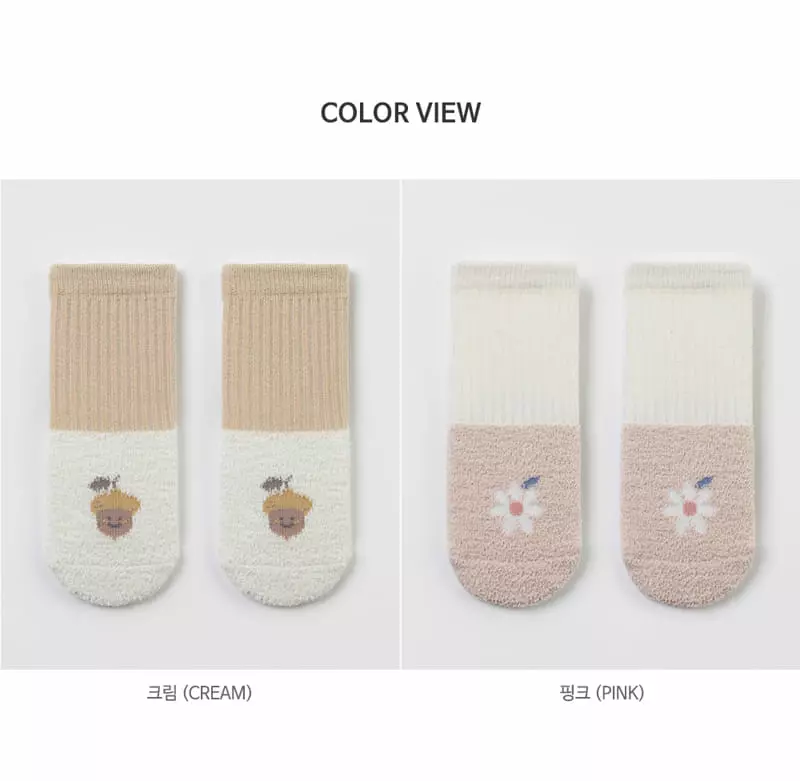 Kids Clara - Korean Baby Fashion - #babyfashion - May Bell Socks [set of 5] - 8