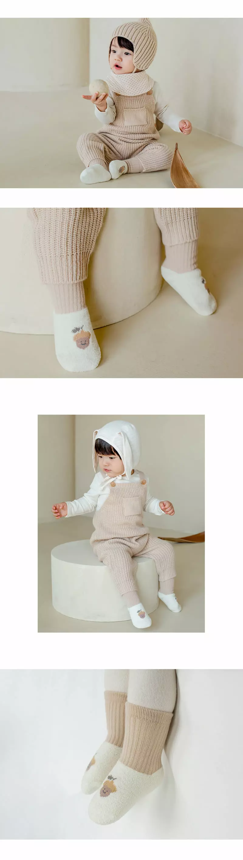 Kids Clara - Korean Baby Fashion - #onlinebabyshop - May Bell Socks [set of 5] - 3