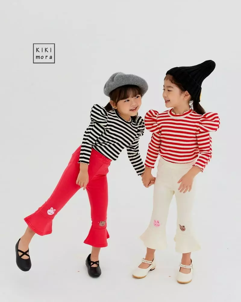 Kikimora - Korean Children Fashion - #childofig - Cute Bootscut Pants - 5