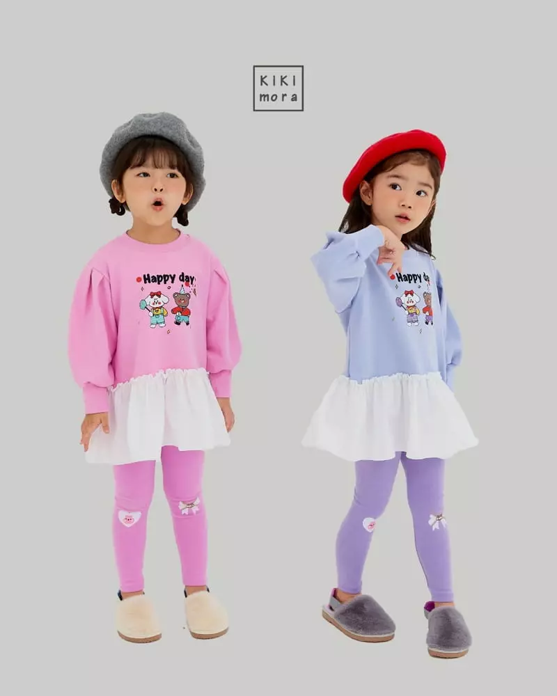 Kikimora - Korean Children Fashion - #childofig - Party Mini Long Tee - 4
