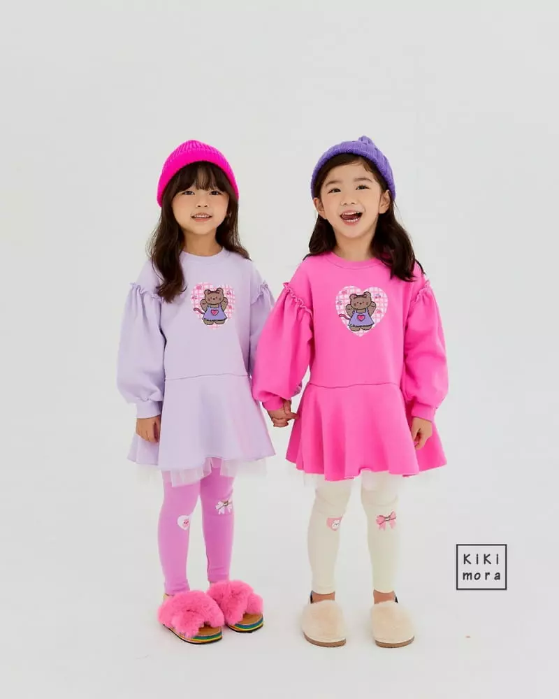 Kikimora - Korean Children Fashion - #childrensboutique - Heart One-piece - 5