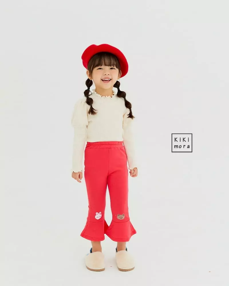 Kikimora - Korean Children Fashion - #childrensboutique - Purple Rib Tee - 6