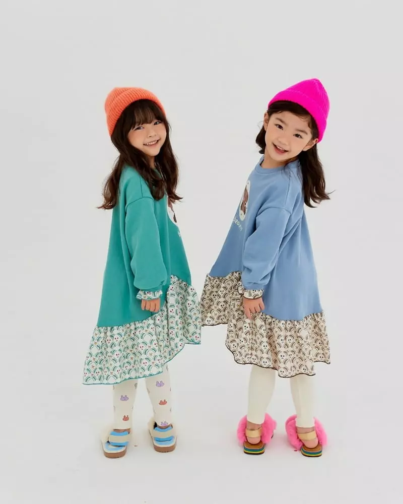 Kikimora - Korean Children Fashion - #designkidswear - Beauty Bear One-piece - 5