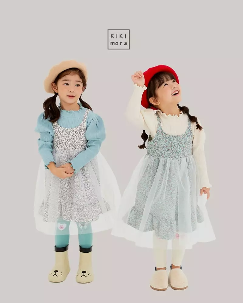 Kikimora - Korean Children Fashion - #designkidswear - Small Flower One-piece