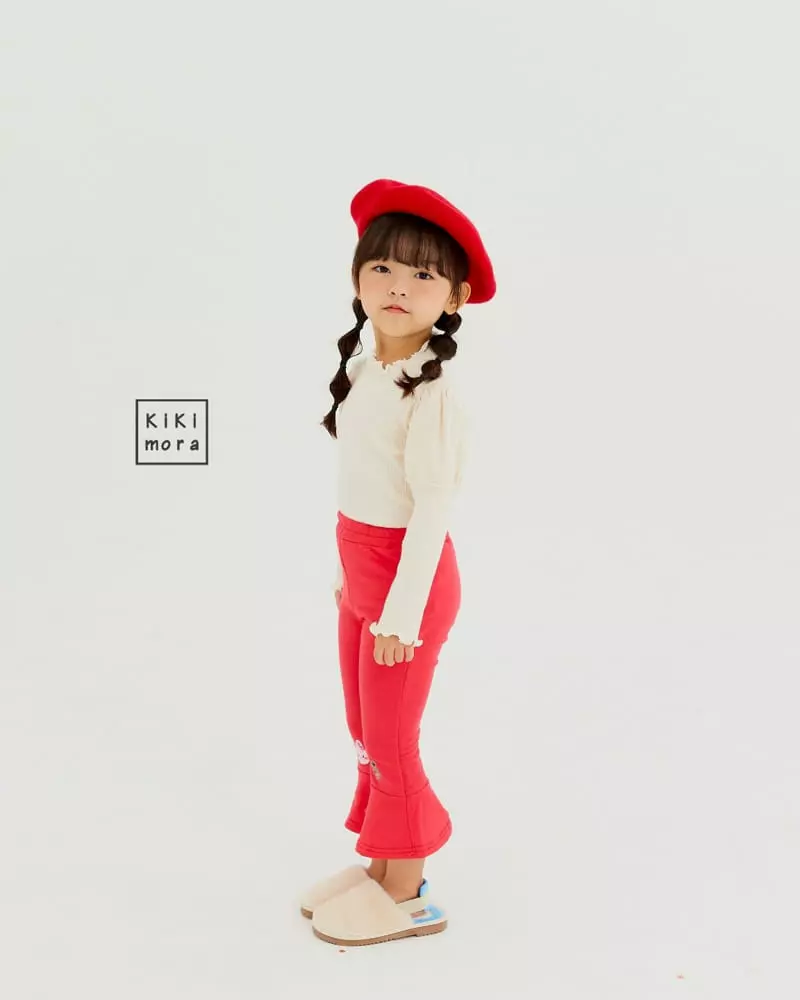 Kikimora - Korean Children Fashion - #designkidswear - Purple Rib Tee - 7