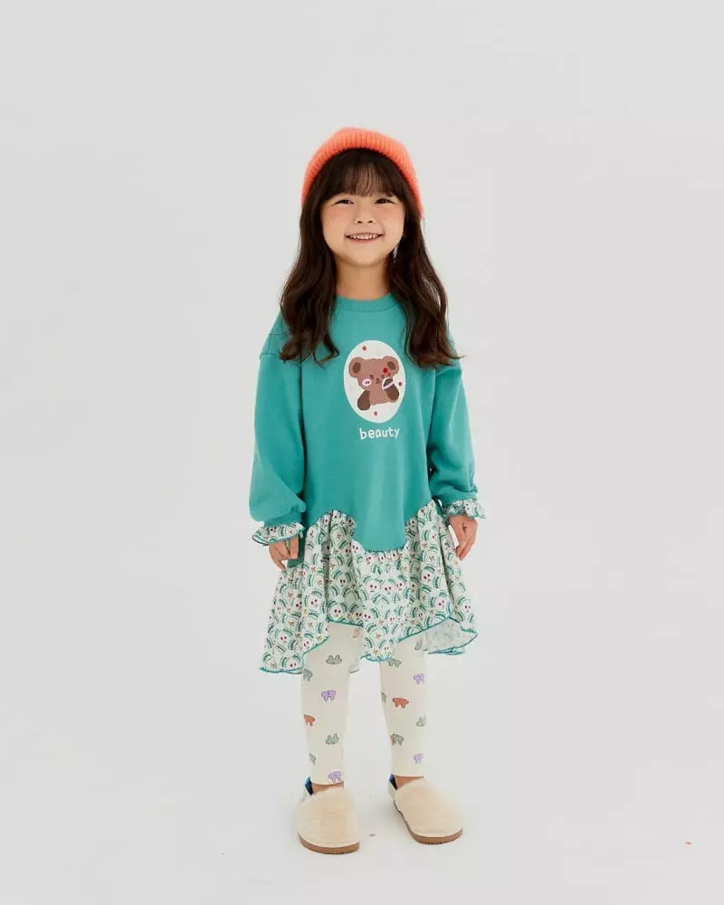 Kikimora - Korean Children Fashion - #fashionkids - Beauty Bear One-piece - 7