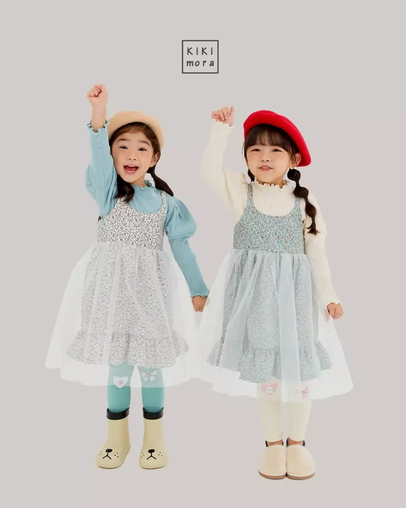 Kikimora - Korean Children Fashion - #fashionkids - Small Flower One-piece - 3