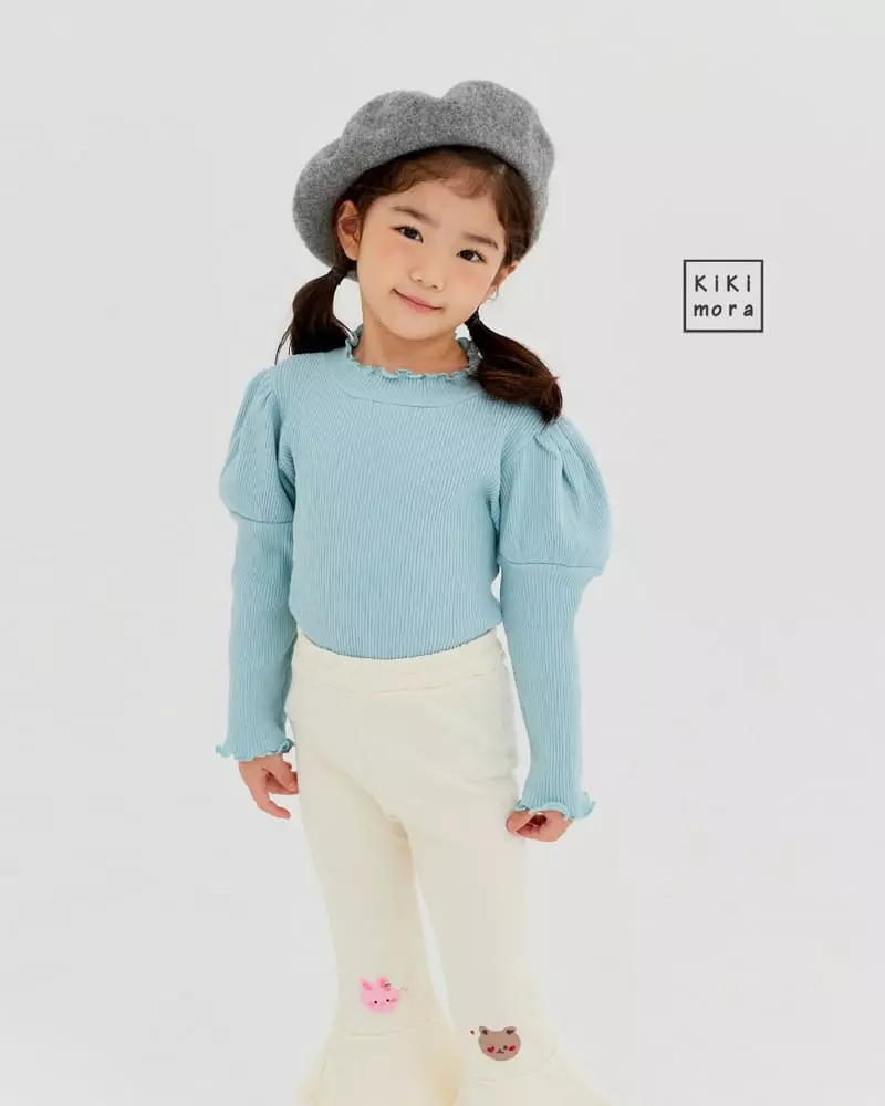 Kikimora - Korean Children Fashion - #fashionkids - Purple Rib Tee - 9