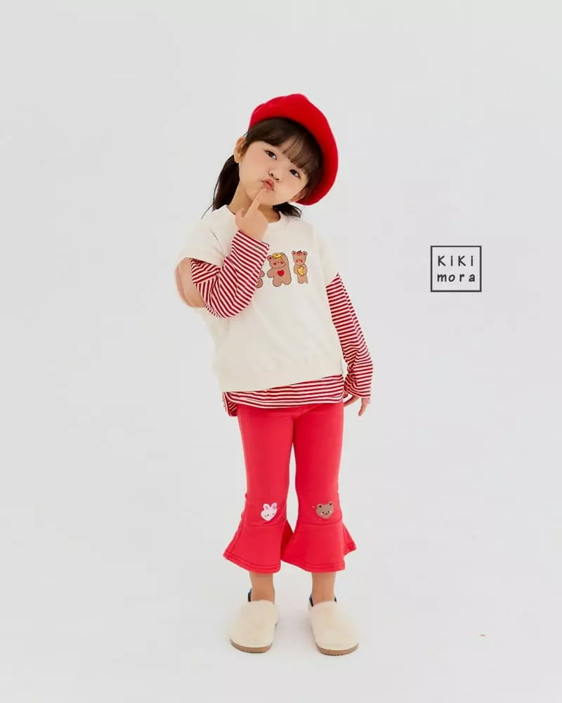 Kikimora - Korean Children Fashion - #kidsstore - Cute Bootscut Pants - 11