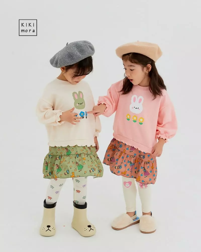 Kikimora - Korean Children Fashion - #kidsshorts - Garden Rabbit One-piece - 4
