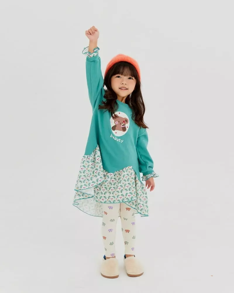 Kikimora - Korean Children Fashion - #kidzfashiontrend - Beauty Bear One-piece - 10
