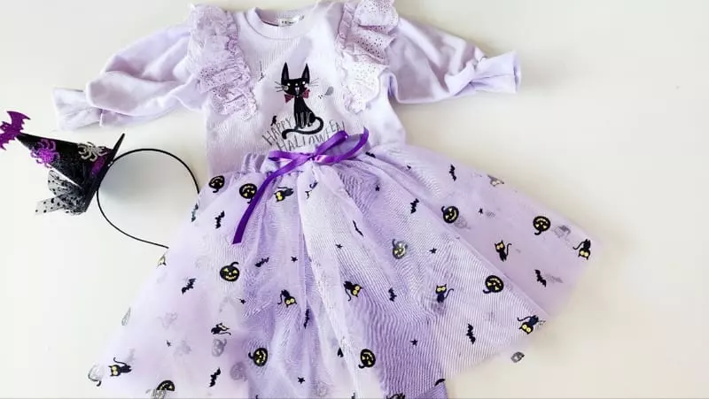 Kikimora - Korean Children Fashion - #littlefashionista - Halloween Skirt Leggings - 2