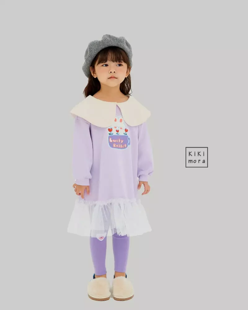 Kikimora - Korean Children Fashion - #littlefashionista - Lovely Rabbit Sha One-piece - 10