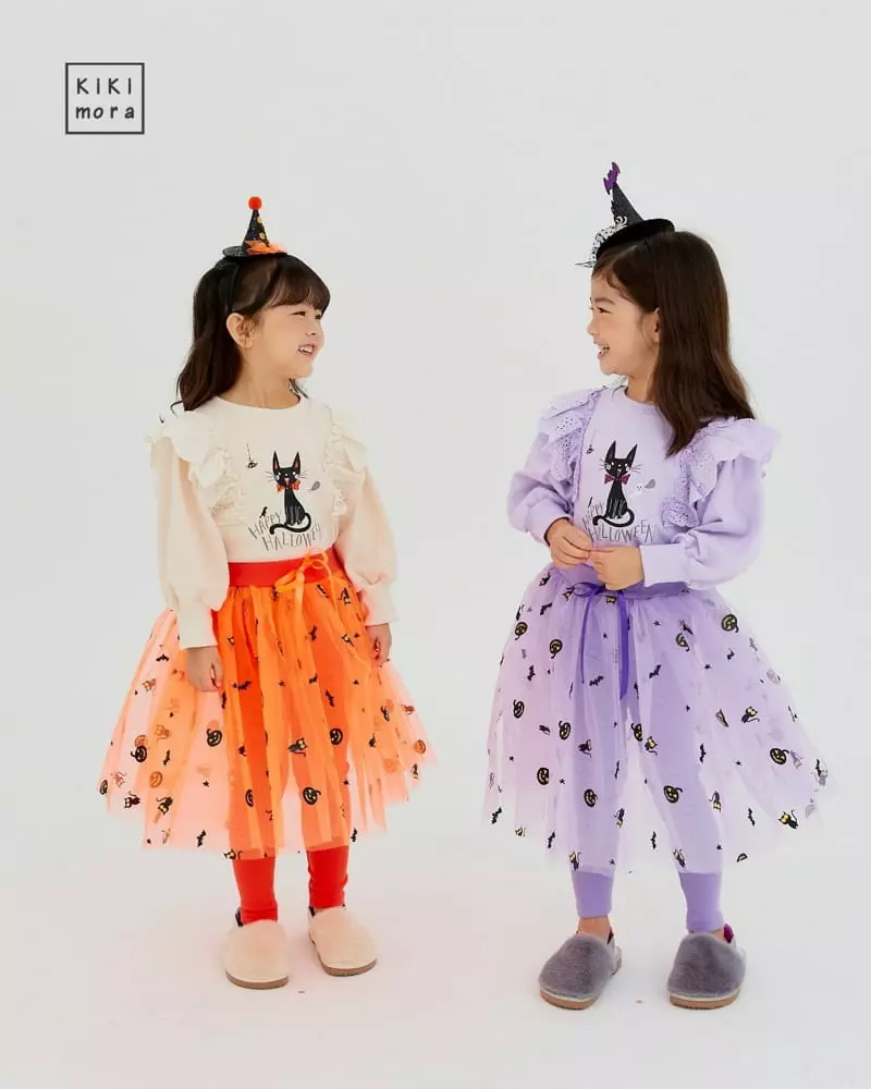 Kikimora - Korean Children Fashion - #magicofchildhood - Halloween Skirt Leggings - 3