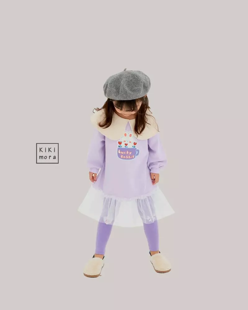 Kikimora - Korean Children Fashion - #minifashionista - Lovely Rabbit Sha One-piece - 12